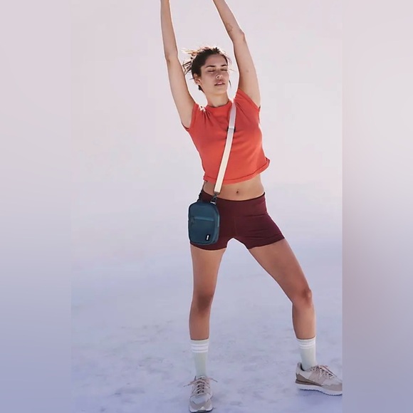 NWOT Free People Good Karma Running Shorts - Picture 3 of 12